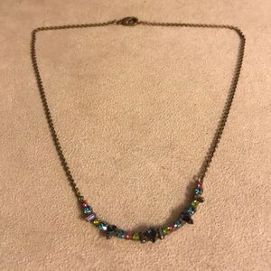 Sorrelli super multi U crystal necklace